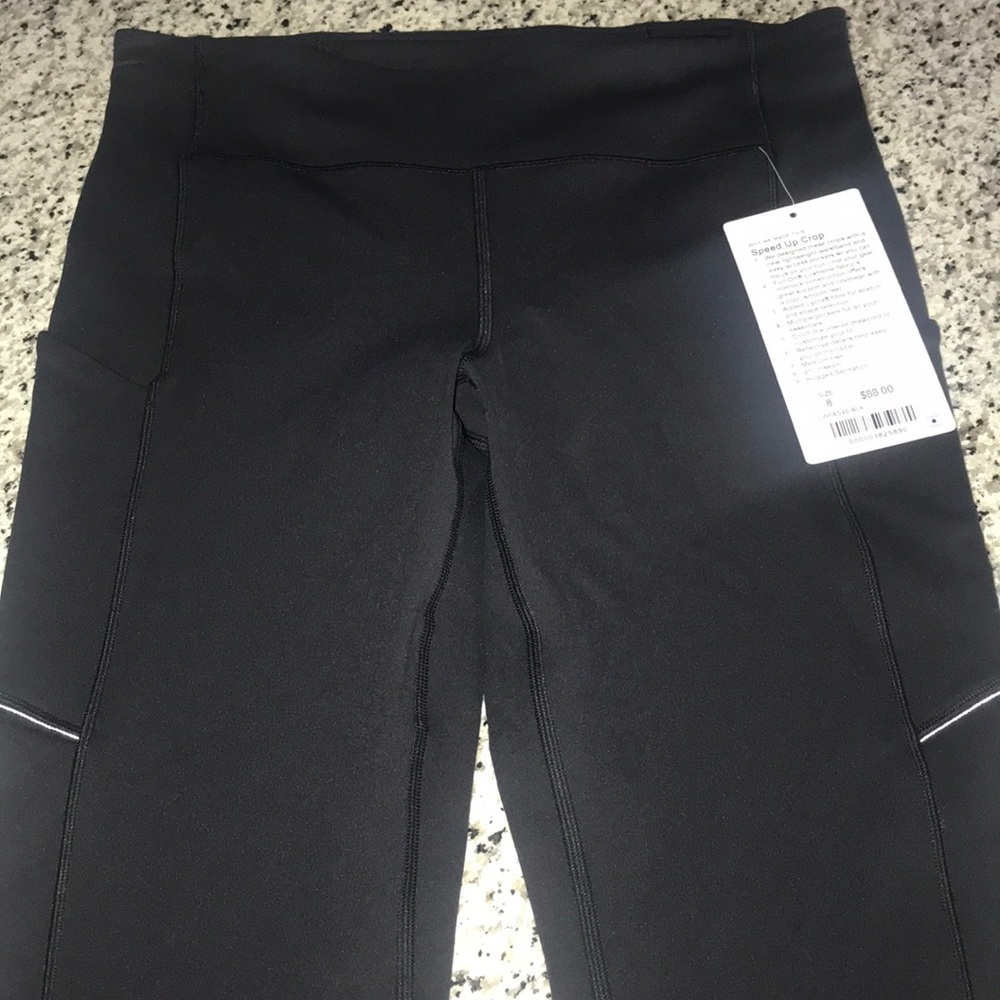 Lululemon Speed Is Crop - size 8